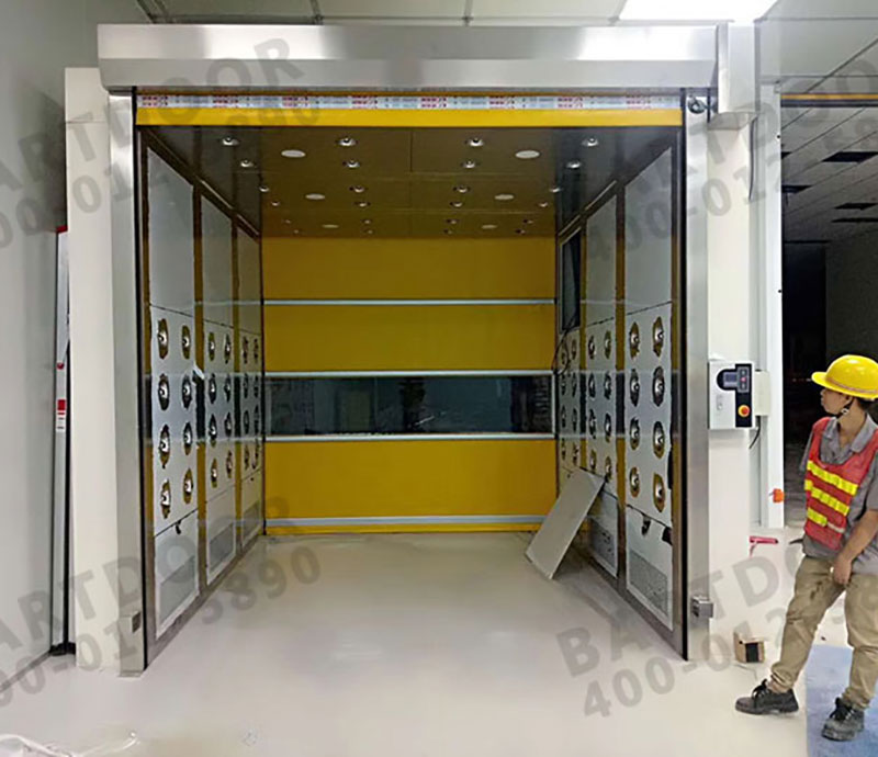 广东定制车间PVC快速门  快速卷帘门 东莞兴德门业