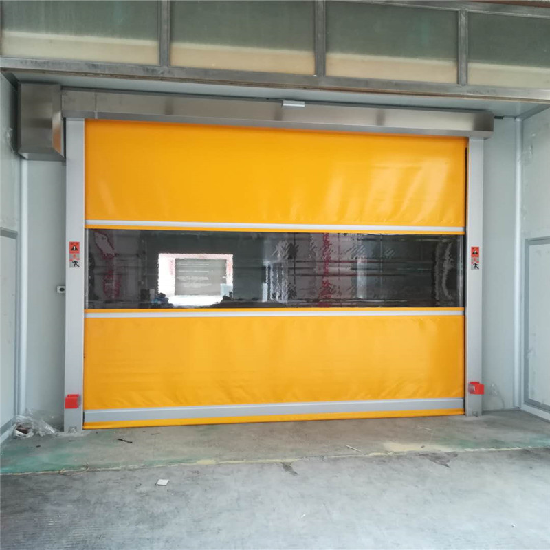 软质快卷门厂家 自动工业门图片 防尘保温PVC快速高速门
